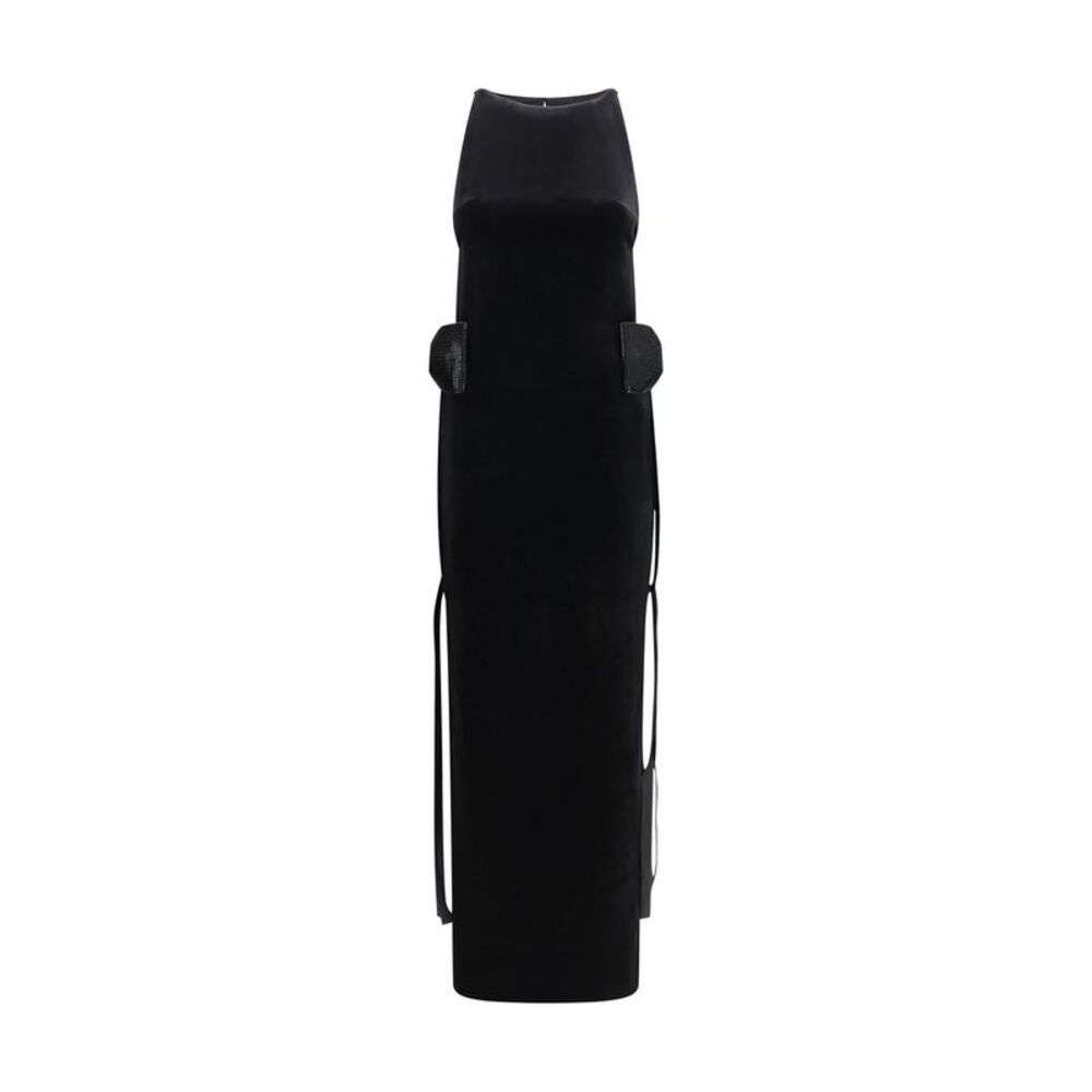 Self-Portrait Black Polyester Casual Women's Dress